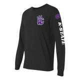 Kansas State Wildcats "WC" Hand Sign Long Sleeve Shirt