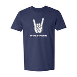 Nevada Wolf Pack "WOLF PACK" Hand Sign T-Shirt