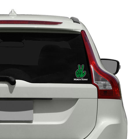 North Texas Mean Green "EAGLE CLAW" Hand Sign Decal