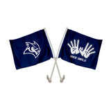 Rice Owls "OWL WINGS" Hand Sign Car Flag