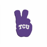 TCU Horned Frogs "KNUCKLE UP" Hand Sign Foam Hand/Foam Finger