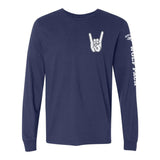 Nevada Wolf Pack "WOLF PACK" Hand Sign Long Sleeve Shirt